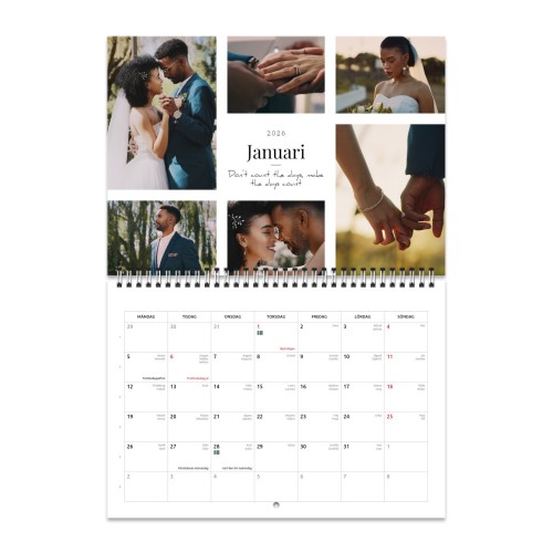 VĂ€ggkalender Dubbelsidig VĂ€ggkalender Dubbelsidig
