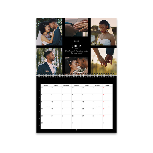 VĂ€ggkalender Dubbelsidig VĂ€ggkalender Dubbelsidig