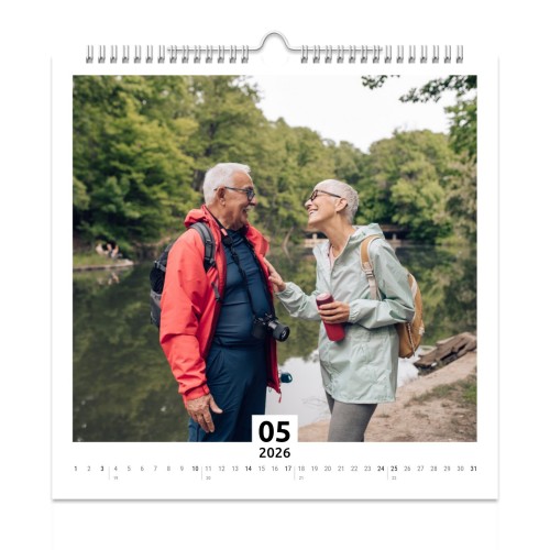 Veggkalender Kvadratisk