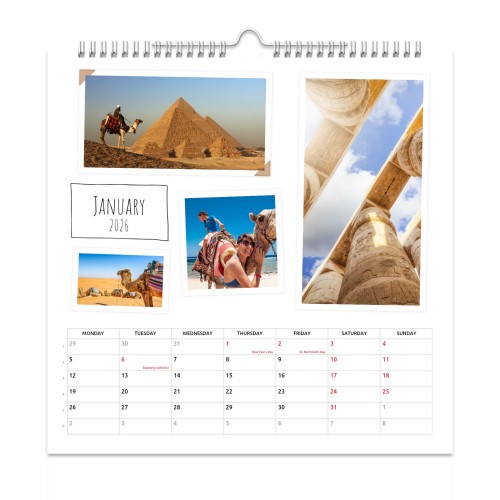 Square Wall Calendar Square Wall Calendar