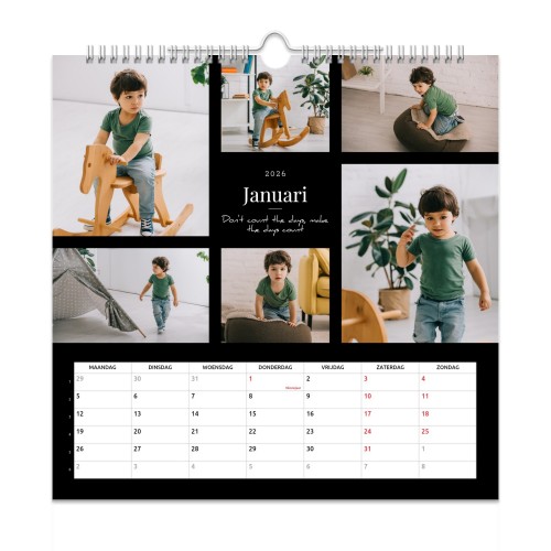 Wandkalender vierkant Wandkalender vierkant
