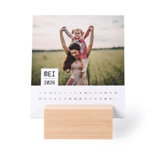 Kalender in designhouder Staand