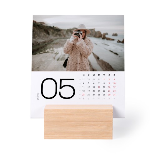 Kalender in designhouder Staand