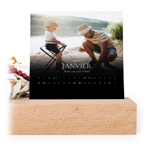 Calendrier avec fleurs séchées Portrait Calendrier avec fleurs séchées Portrait