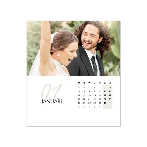 Herbestelling kalender Vierkant