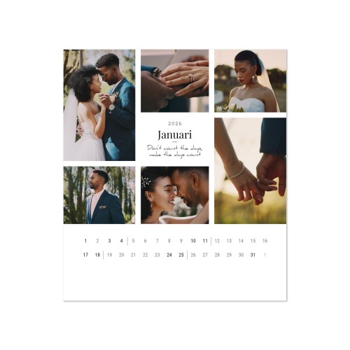 Herbestelling kalender Vierkant Herbestelling kalender Vierkant
