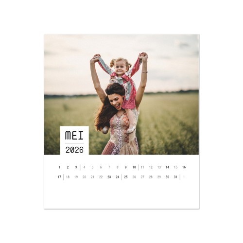 Herbestelling kalender Vierkant