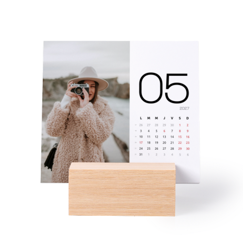 Calendrier photo sur support en bois Paysage Calendrier photo sur support en bois Paysage