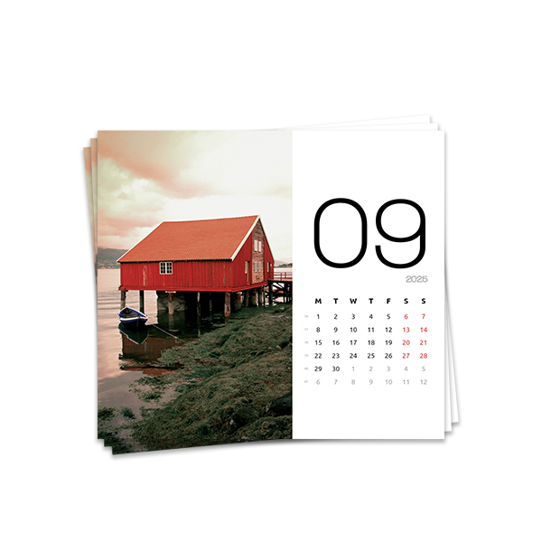 Herbestelling kalender Liggend Herbestelling kalender Liggend