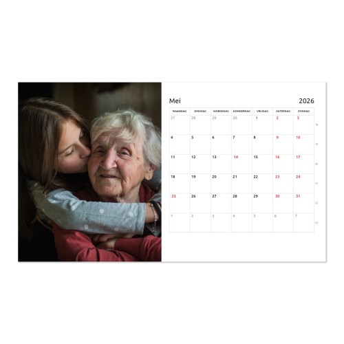 Herbestelling kalender Panorama