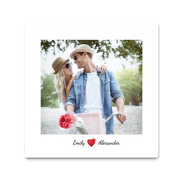 Foto op canvas 30 x 30 x 4 cm frame