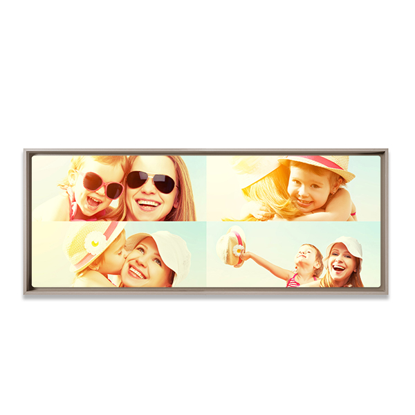 Indrammet canvas 40 x 105 cm Muldvarp 