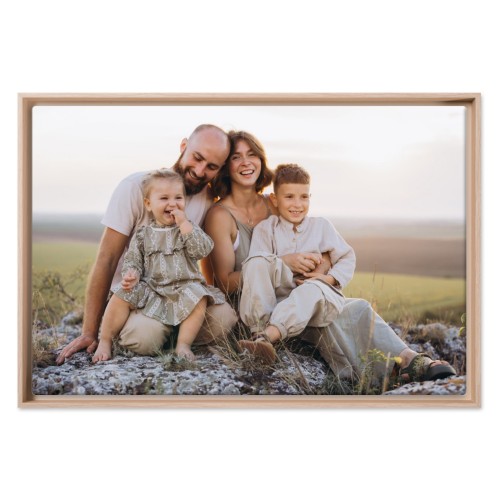 Framed Canvas 50 x 75 cm Natural