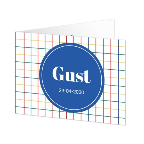 Geboortekaart Gevouwen Standaard (14,3 cm x 10 cm)