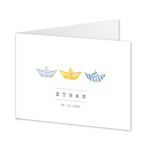 Faire-part rectangulaire 2 volets (14,3 cm x 10 cm) Faire-part rectangulaire 2 volets (14,3 cm x 10 cm)