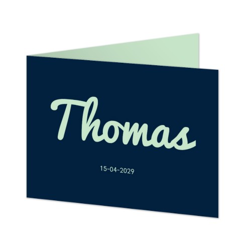 Faire-part rectangulaire 2 volets (14,3 cm x 10 cm)