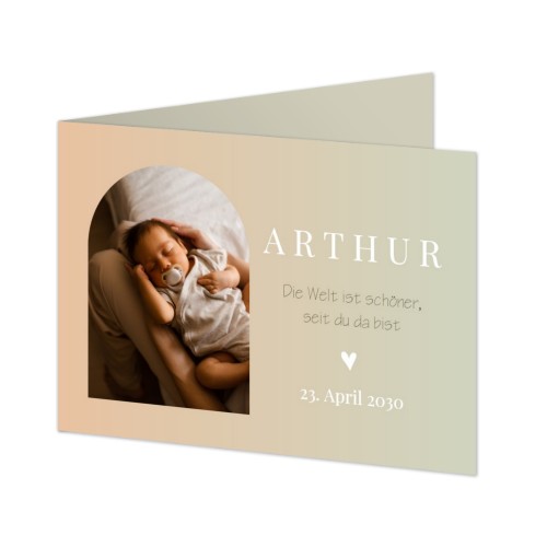 Warm Gradient Arch Birth