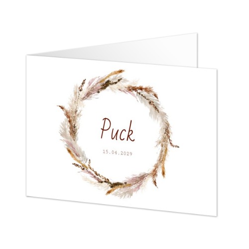 Geboortekaart Gevouwen Standaard (14,3 cm x 10 cm)