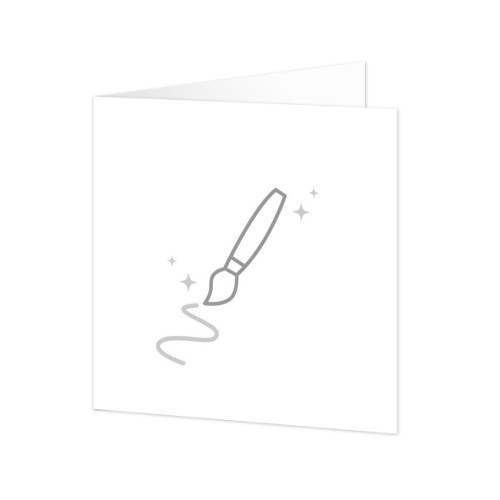 Faire-part carré 2 volets (14,3 cm x 14,3 cm)