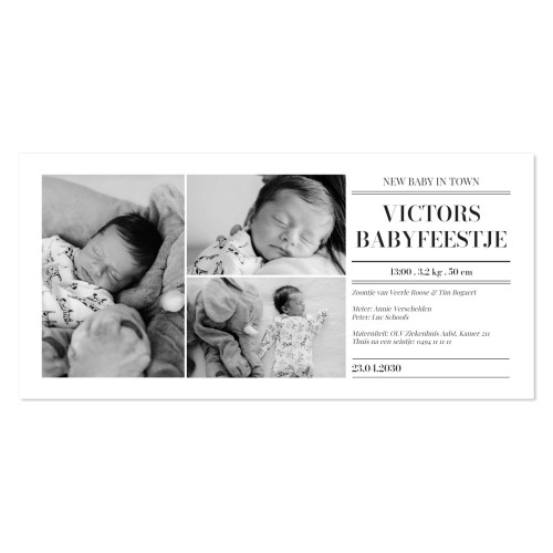 Classic Press Style Birth