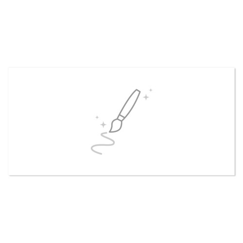 Geboortekaart Panorama Liggend (9,3 cm x 19,6 cm)