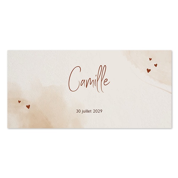 Faire-part panoramique horizontal (9,3 cm x 19,6 cm) Faire-part panoramique horizontal (9,3 cm x 19,6 cm)