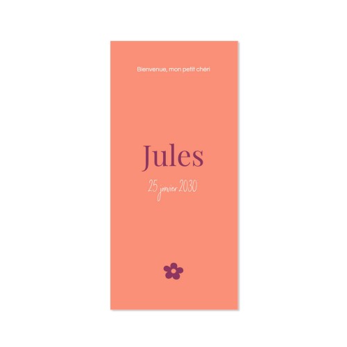 Colorful Flower Name Birth