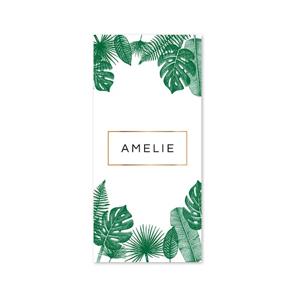 Geboortekaart Panorama Staand (19,6 cm x 9,3 cm)