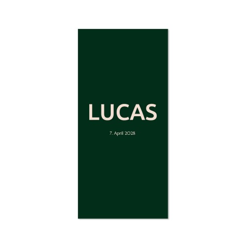 Typo Ubuntu Birth - Text Only