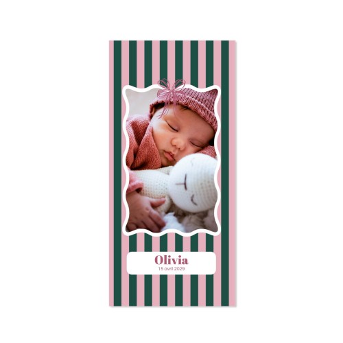 Funky Stripes Bow Birth