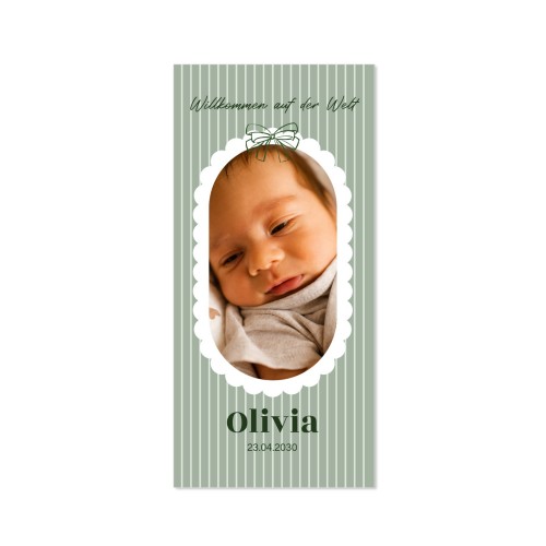 Romantic Bow Scallop Birth