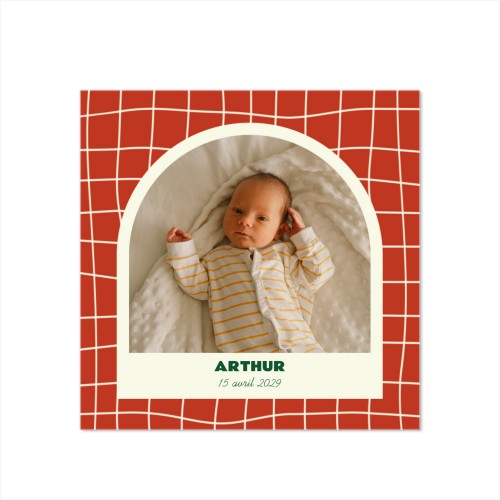 Cute Checkers Arch Birth