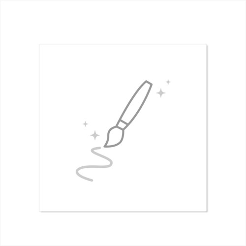 Geboortekaart Vierkant (14,3 cm x 14,3 cm)