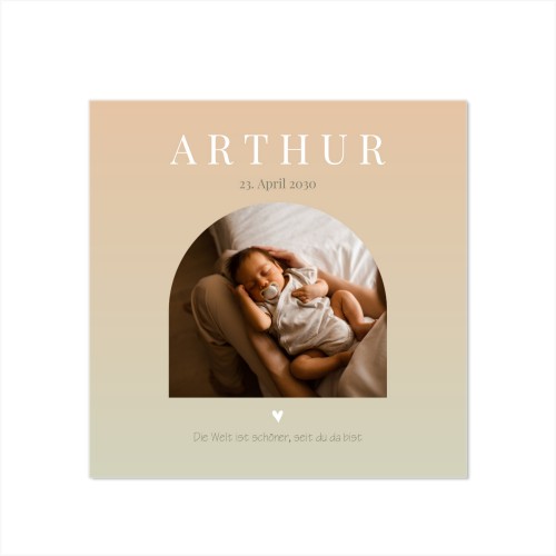 Warm Gradient Arch Birth