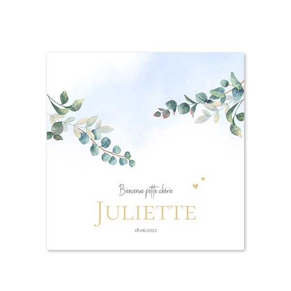 Faire-part carré (14,3 cm x 14,3 cm) Faire-part carré (14,3 cm x 14,3 cm)