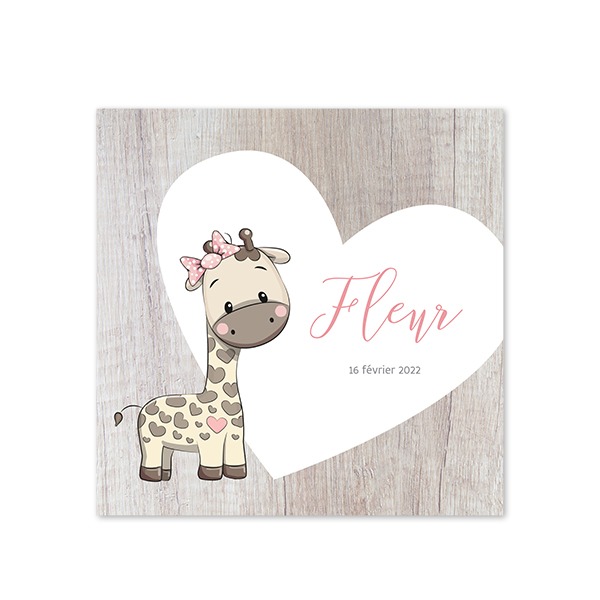 Faire-part carré (14,3 cm x 14,3 cm) Faire-part carré (14,3 cm x 14,3 cm)