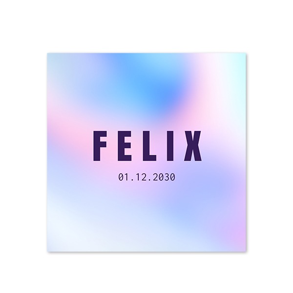 HolographicBoldTypoTOBirth