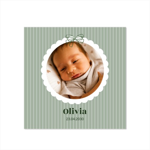 Romantic Bow Scallop Birth