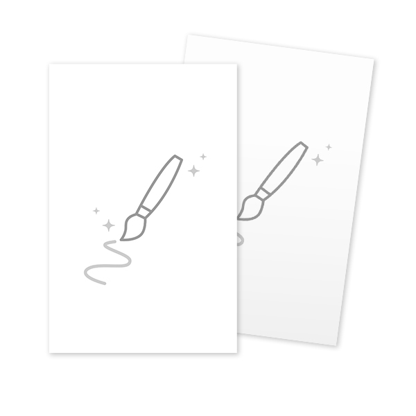 Carte de visite Portrait (lot de 50) 5,5 x 8,5 cm