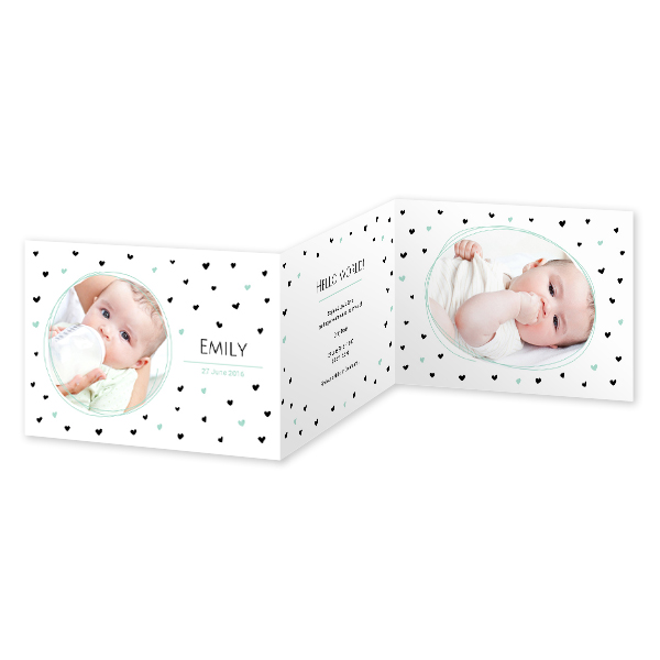 Double Folded Card Landscape 14,3 x 10 cm