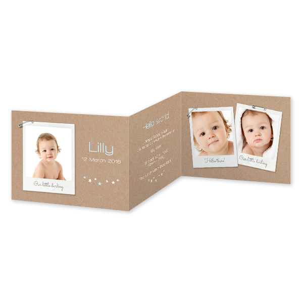 Dubbelgevouwen Kaart Liggend 14,3 x 10 cm Dubbelgevouwen Kaart Liggend 14,3 x 10 cm