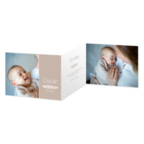 Doppelt gefaltete Grusskarte Querformat 14,3 x 10 cm Doppelt gefaltete Grusskarte Querformat 14,3 x 10 cm