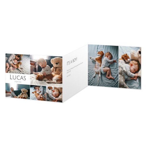 Fotokort 6 sider Landskab 14,3 x 10 cm