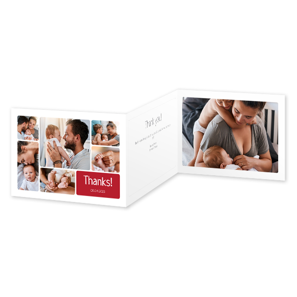 Double Folded Card Landscape 14,3 x 10 cm