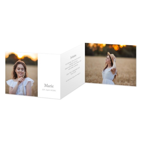 Fotokort 6 sider Landskab 14,3 x 10 cm