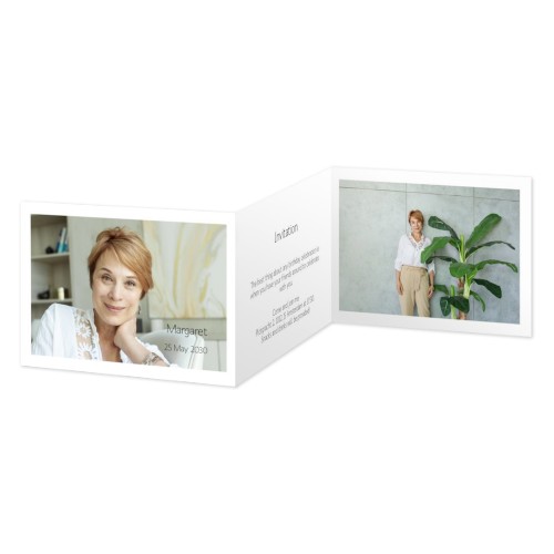 Faire-part 3 volets Paysage 14,3 x 10 cm Faire-part 3 volets Paysage 14,3 x 10 cm