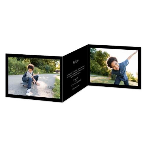 Dubbelgevouwen Kaart Liggend 14,3 x 10 cm