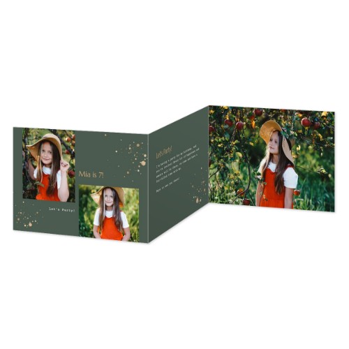 Faire-part 3 volets Paysage 14,3 x 10 cm Faire-part 3 volets Paysage 14,3 x 10 cm