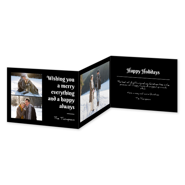 Double Folded Card Landscape 14,3 x 10 cm