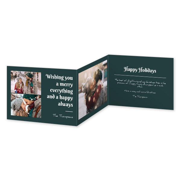 Double Folded Card Landscape 14,3 x 10 cm